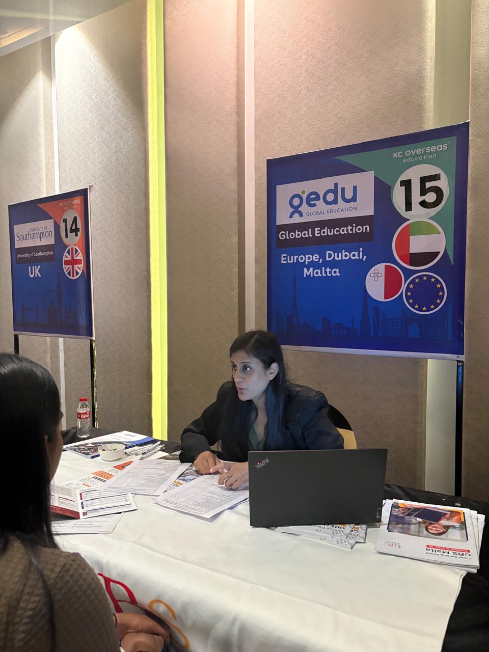 Education fair interaction